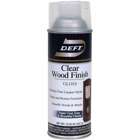 DEFT 12.25 Oz. Gloss Clear Wood Finish Interior Spray Lacquer DFT010/54